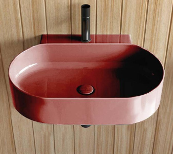 Раковина подвесная Cielo Mare MRLS50 CO 50 см красный