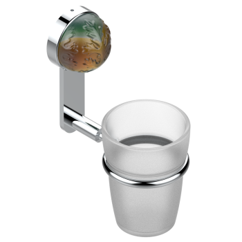 Стакан THG Flore U5A-A02-536 хром