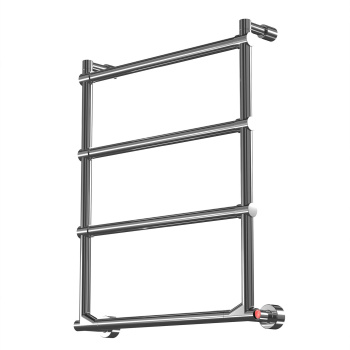 Полотенцесушитель электрический Margaroli Sole 5124704CRNB 64x52 правый хром