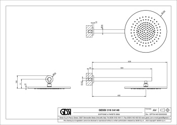 Верхний душ Gessi Gessi316 54148.239 Steel Brushed