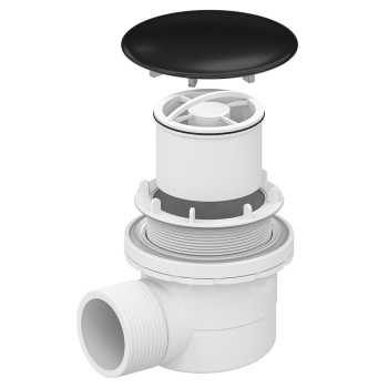 Сифон для душевых поддонов RGW Velplex QYD-06 Черный 18241106-04
