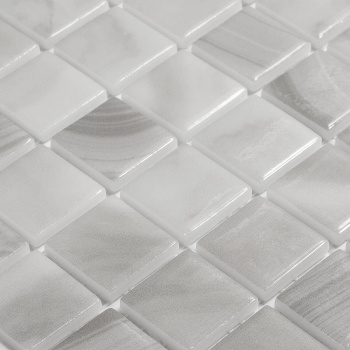 Мозаика на сетке Vidrepur Nature Pearl River № 5600 25x25 м2
