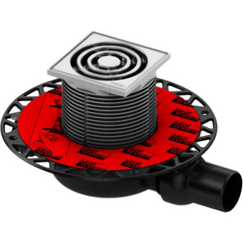 Душевой трап Tece Tecedrainpoint S 28 KDP-S110 черный/хром