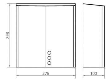 Сушилка для рук Nofer THIN EVO (матовая) 01610.S
