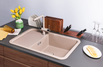 Мойка кухонная Omoikiri Tasogare 78 leningrad grey 4993748