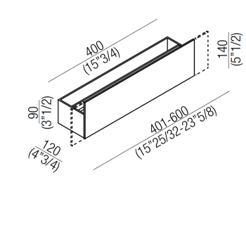 Полотенцедержатель Agape Sen, 40см, с удлинённой передней частью, подвесной, подвесной, черный ASEN0919NS