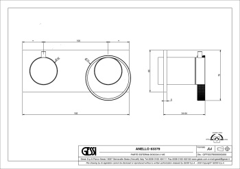 Смеситель для душа Gessi Anello 63379.031 Chrome
