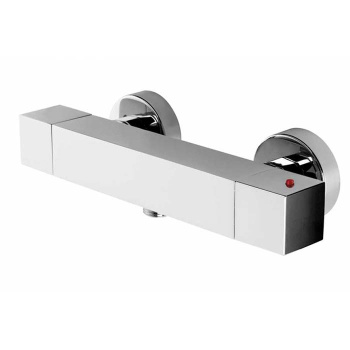 Bossini Cube Tермостат для душа, наружный, 1 выход  1/2', цвет: хром Z004103.030