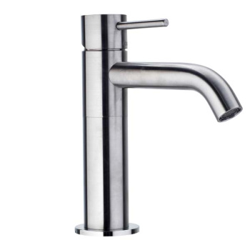 Смеситель для раковины Bossini Inox INZ006.075 нержавеющая сталь