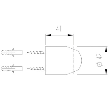 Laufen Curvepro держатель для ручного душа, цвет хром