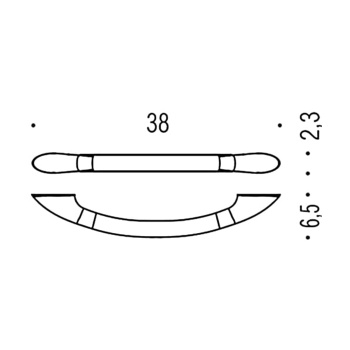 Поручень для ванны Colombo Units 38см хром B9733.CR