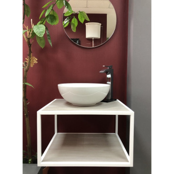 Раковина SCARABEO Thin-Line 39,5X39.5X15 СМ (Италия), керамика, белый глянец.-RASPR021