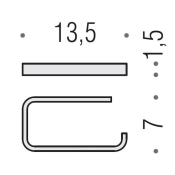 Полотенцедержатель Colombo Time 30 хром W4209.CR