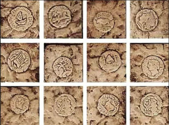 Керамогранит 1000895 TOZZETTO MONETA (12 subjects) 5,5x5,5