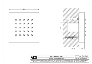 Форсунка Gessi Body Jets 32973.030 Copper PVD