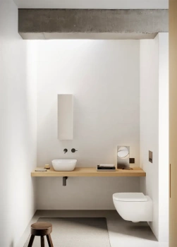 Раковина 40×40 h14 Catalano Alvea накладная Tortora satinato 0622400032