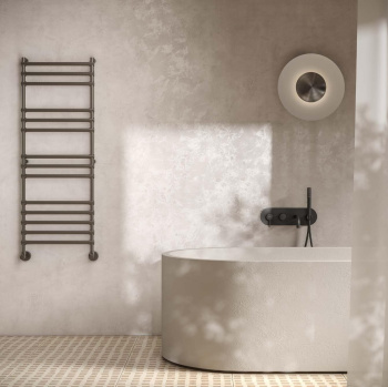 Полотенцесушитель водяной Margaroli Sole 464TS4711MOB 107X52.5 бронза