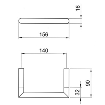Держатель туалетной бумаги Fantini Young матовая натуральная сталь 96 93 7609