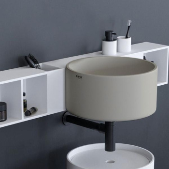 Раковина подвесная Cielo Sella SELSSF LN 40 см коричневый