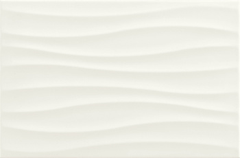 Плитка M01P Neutral White Struttura Tide 3D 25x38