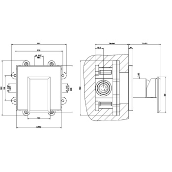 Смеситель для раковины Gessi Eleganza 46106.149 никель