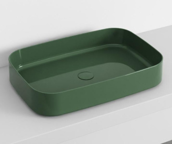 Раковина накладная Cielo Shui Comfort SHCOLAR60 AL 60 см зеленый
