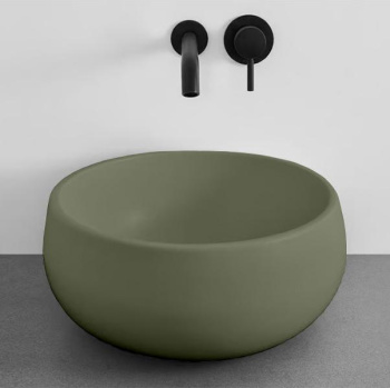 Раковина накладная Cielo Le Bacinelle BATO AG 43 см зеленый