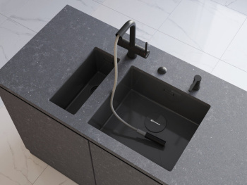 Мойка кухонная Omoikiri Taki 49-U/IF-GB графит 4997018