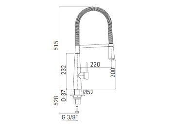 Смеситель для кухни Mamoli PROGRAMMA CUCINA 7240M0000001