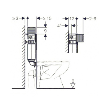 Бачок для унитаза Geberit Omega 109.043.00.1 белый