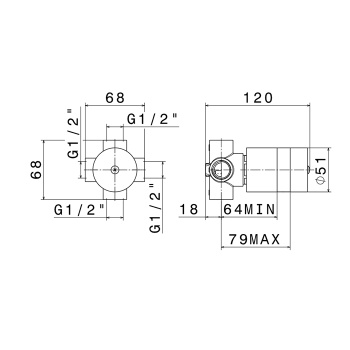 Встраиваемая часть для душа Newform, 27892.00.000