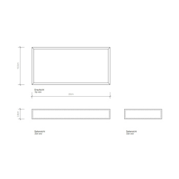 Лоток универсальный Decor Walther Brownie 930060 черная кожа
