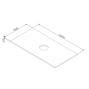 Столешница AM.PM Func 100 M8FST1000WM
