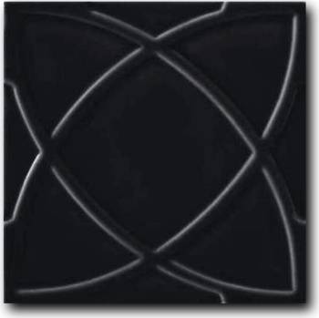 Керамическая плитка Ceramica Grazia Vintage Circle Black 20x20