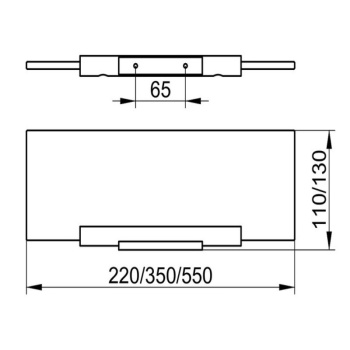 Полочка из кристаллина Keuco Plan 14910005300