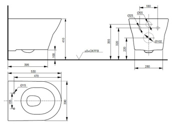 Подвесной унитаз Toto MH CW162MUNW1
