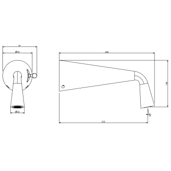 Смеситель для раковины Gessi 45088.707 черный