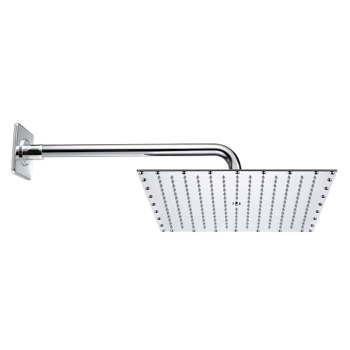 BOSSINI PARIS-CUBE Верхний душ 400 x 400 мм, настенный кронштейн Ø 28 x 400 мм, цвет: хром H7