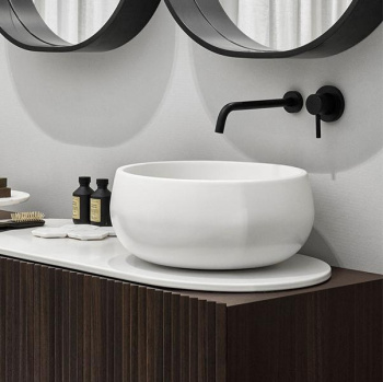 Раковина накладная Cielo Le Bacinelle BATO 43 см белый