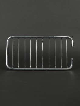 Мыльница Nofer прямоугольная из нержавеющей стали 09056.В