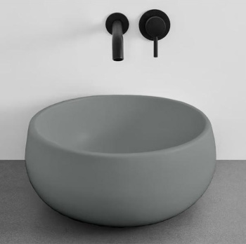 Раковина накладная Cielo Le Bacinelle BATO BR 43 см серый