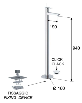 Смеситель для раковины Daniel Diva DV688DP золото брашированное