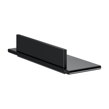 Полочка для душа Keuco Aveno 14659370000 с стеклоочистителем, черный матовый