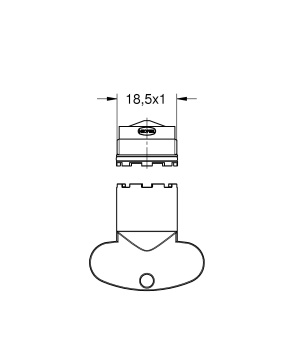 Hansgrohe 13 989 000 z Эксцентрики (комплект 2 шт)