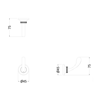 Крючок Burlington Guild GU021G золото