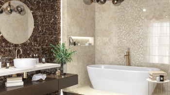 Керамическая плитка Eletto Ceramica Insignia Emperador Beige Brillo 24.2x70 см N60005