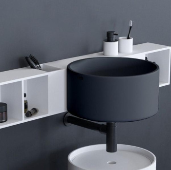 Раковина подвесная Cielo Sella SELSSF BA 40 см черный