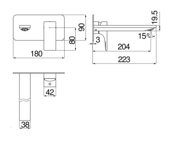 Cмеситель для раковины Nobili Seven SE124198/1CR хром