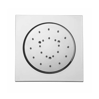 Bossini Cubic Reg Форсунка для душа 10х10см., настенная, поворотная, цвет: хром I00198.030