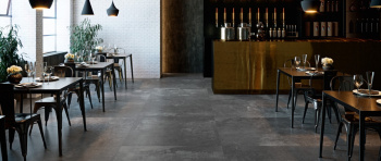 Крупноформатный керамогранит Coverlam by Grespania Moma Antracita 120x260х3.5 м2